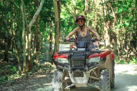 Cozumel: ATV Ride to Jade Cavern, Beach Club Access & Lunch