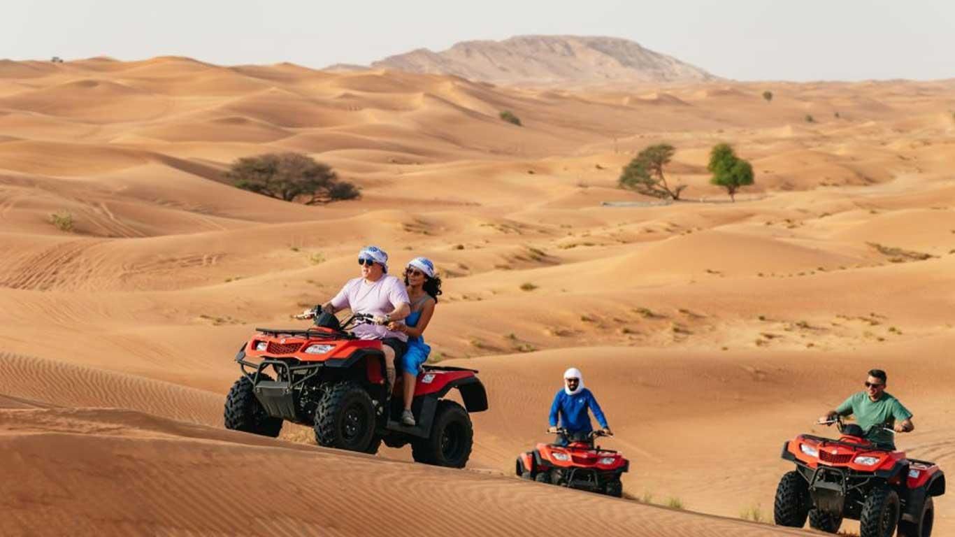 Dubai: Quad- & ATV-Fahrt, Rote Dünen und Safari-Abenteuer