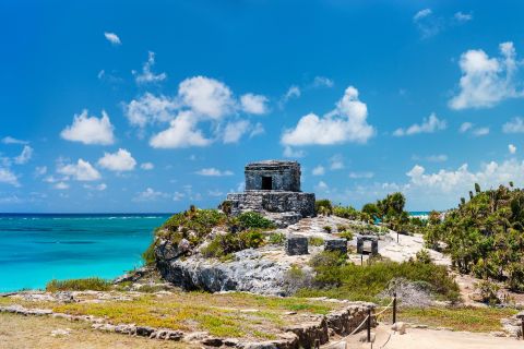 Desde Cancún: Excursión de un día a Tulum, Cenote y Playa del Carmen