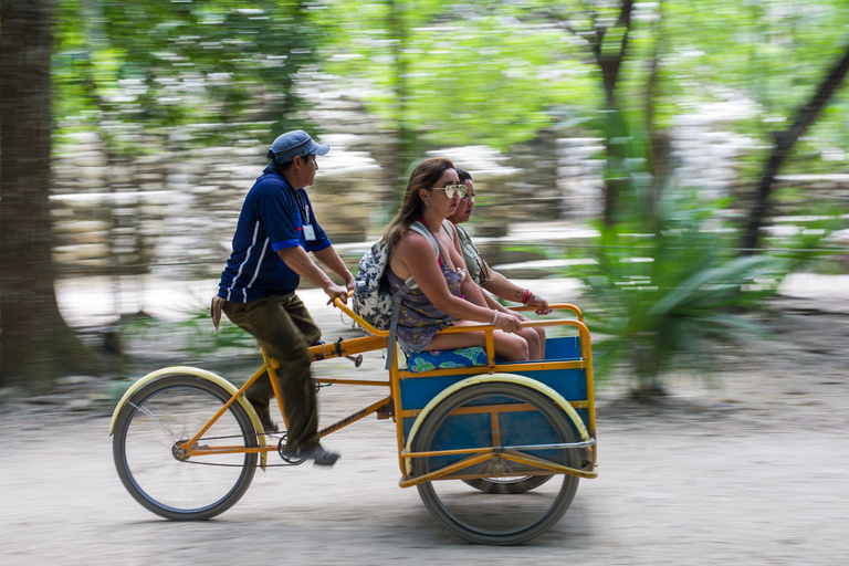 From Cancun: Coba, Tulum & Mayan Traditions Guided Tour From Riviera Maya: Coba, Tulum & Mayan Traditions Tour