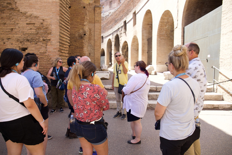 Rom: Colosseum, Forum Romanum &amp; Palatinkullen tur m / biljettTurné på engelska