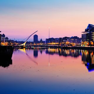 Dublin: Panorama-Nachtbustour mit Live-Guide
