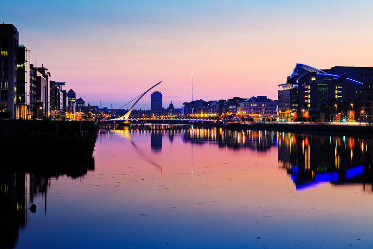 Dublin: excursão noturna panorâmica Big Bus com guia ao vivoDublin: passeio panorâmico de ônibus noturno aberto com guia ao vivo