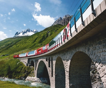 Basel: Swiss Alps Glacier Express Train Ride & Lucerne Tour