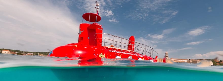 Krk : Aventure sous-marine semi-sous-marine