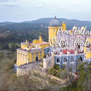 Sintra: Pena Palace&Park Entrance Ticket With tuk-tuk Ride