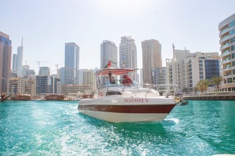 Dubái: tour privado en barco con vistas a Ain y Burj Al Arab