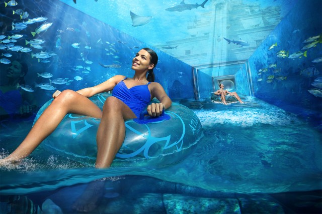 Dubai: ticket Atlantis Aquaventure Waterpark met transfers
