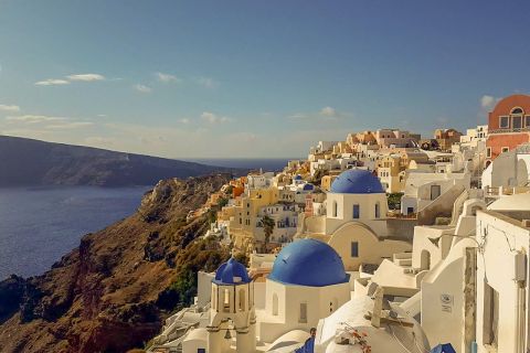Santorini: visita turística privada con traslado