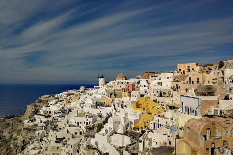 Excursión privada de medio día a Santorini con InstagramTour privado al atardecer