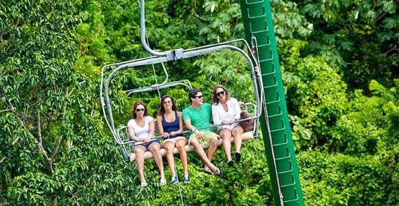 Rainforest Sky Explorer Mystic Mountain transportation