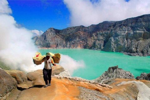 Vanuit Yogyakarta: 3-daagse tour naar Mount Bromo en Ijen-kraterAfzetten op Bali