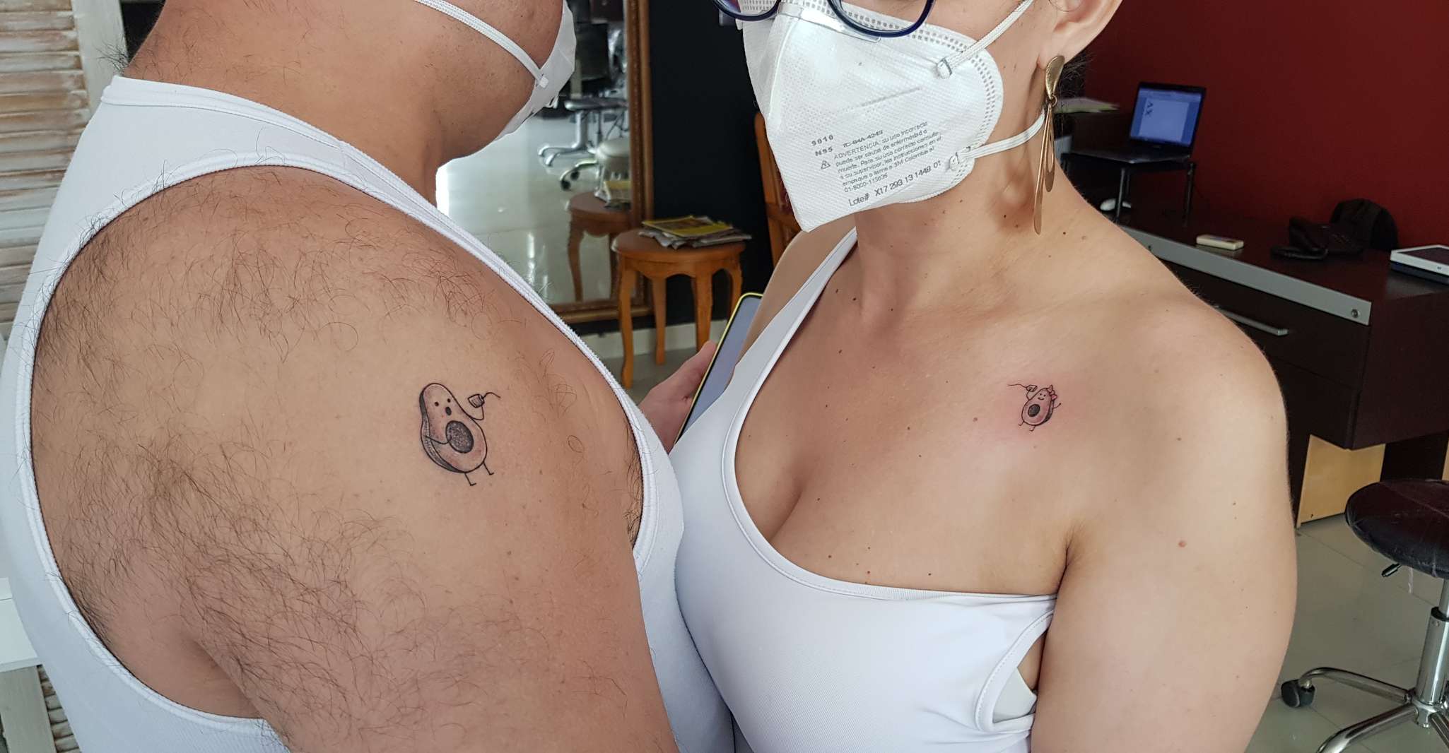 Santa Marta, kleine tatoeage in de lokale studio - Housity