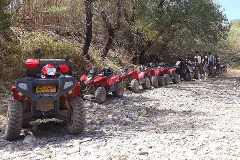 Depuis Albufeira : Paderne Adventure Quad Ride3 heures d&#039;aventure en quad (2 personnes par quad)