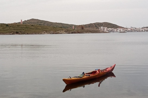 From Ses Salines: Sunset Kayak Tour to Fornells, Menorca