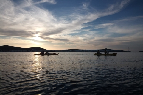 De Ses Salines: excursion en kayak au coucher du soleil à Fornells, Minorque