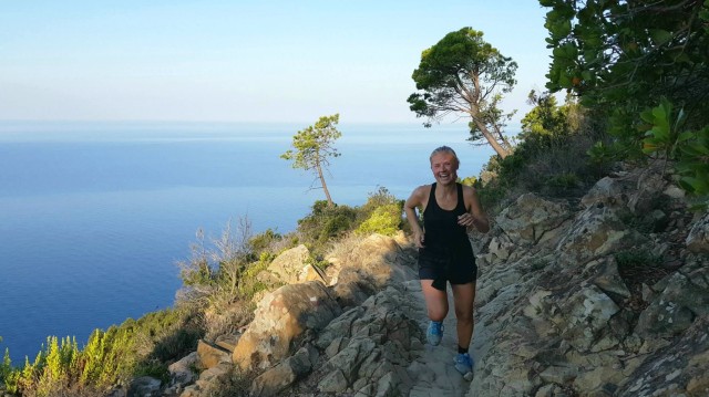Visit Guided trail-running on Portofino mountain, swim and gelato in Portofino