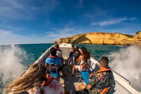 De Portimão: grottes et plages de Benagil en bateau