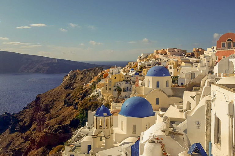 From Fira: Santorini Private Sunrise Tour with Oia Village