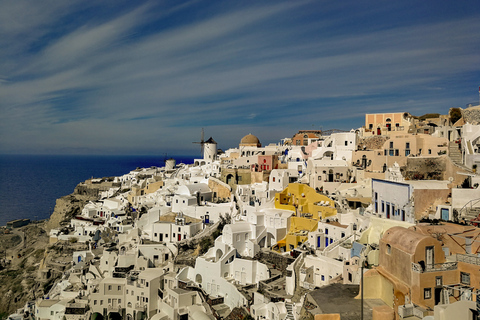 Santorini: tour privado al amanecer con desayuno y visita a OiaFira: tour privado al amanecer con desayuno y visita a Oia