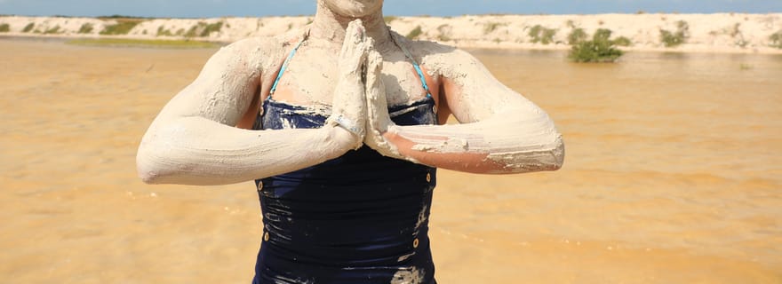 Rio Lagartos : visite de la mangrove et bain maya (spa naturel)