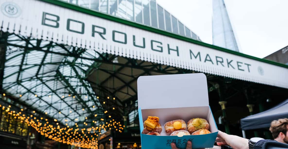 Afbeelding 1 van Londen: heerlijke donut- en thee-ervaring op Borough Market