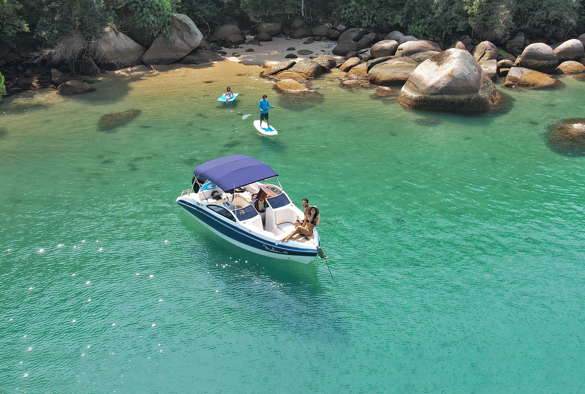 Idyllische Inseln Private Speedboat Tour in Paraty
