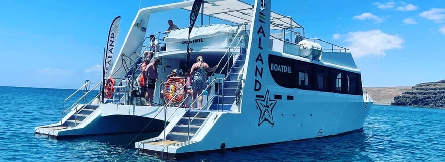 Sud-est de Fuerteventura : croisière en bateau avec déjeuner et boissons