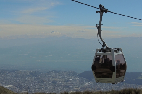 Quito: Seilbahnfahrt und private Stadtrundfahrt