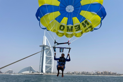 Dubai: Parasailing Experience with Burj Al Arab View Solo Parasailing