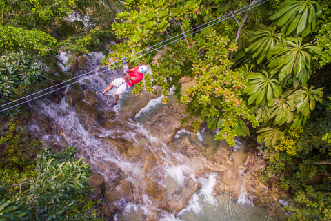 Montego Bay: Dunns katamaransegling och snorkling med zipline