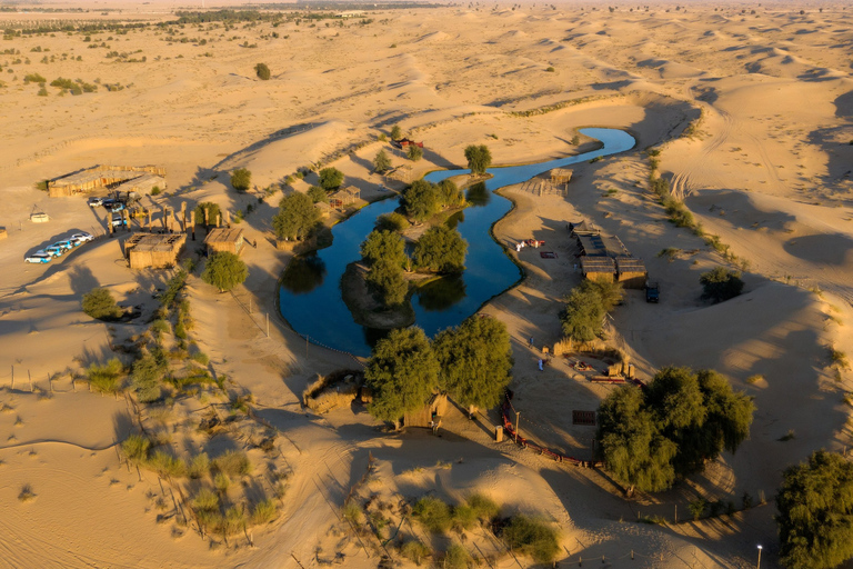 Dubai: Heritage Safari, Camel Ride &amp; Al Marmoom Oasis DinnerPrivate Tour with 6-course Bedouin Dinner