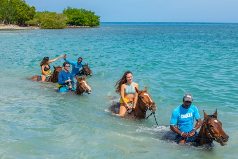 From Montego Bay and Negril: Horseback Ride and Swim
