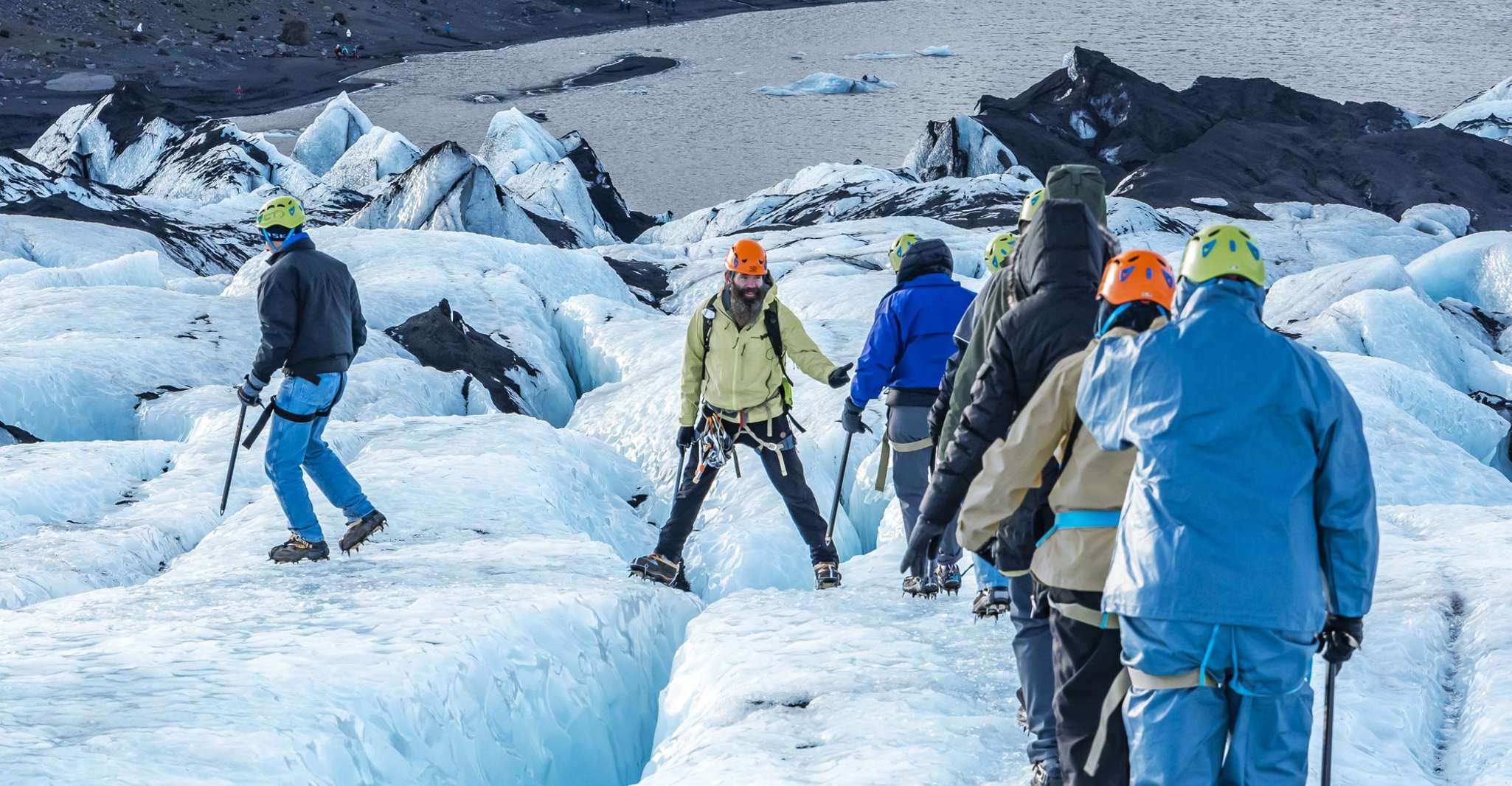 RVK, Glacier Hike, South Coast Waterfalls & Black Sand Beach ...