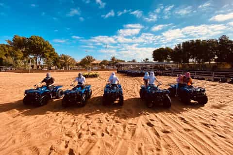 Dubai: Desert Safari, Quad Bike, Camel Ride & Al Khayma Camp