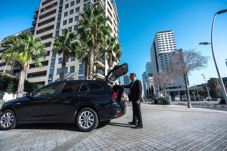 Private Transfer from Barcelona Airport to Santa Susanna Roundtrip from Barcelona Airport to Destination (1-4 people)