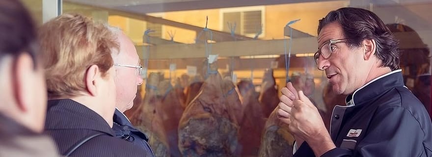 Bayonne: visita guidata al laboratorio del prosciutto, degustazione