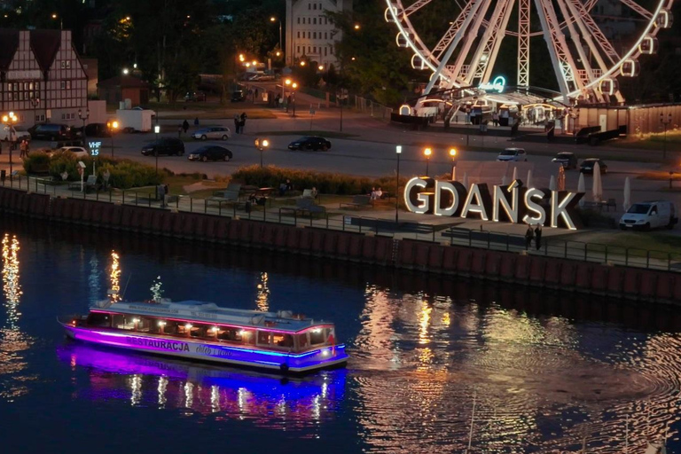 Gdańsk: River Cruise on Motlawa with Meal and Drink Romantic Cruise