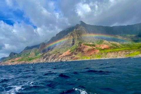 Waimea: Nā Pali Coast Zodiac Raft Sea Caves + Snorkel Nā Pali Coast Zodiac Raft Sea Caves + Snorkel Expedition