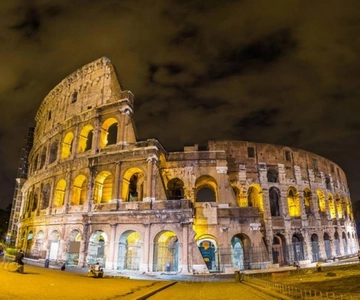 Rom: Guidad nattvandring i Colosseum