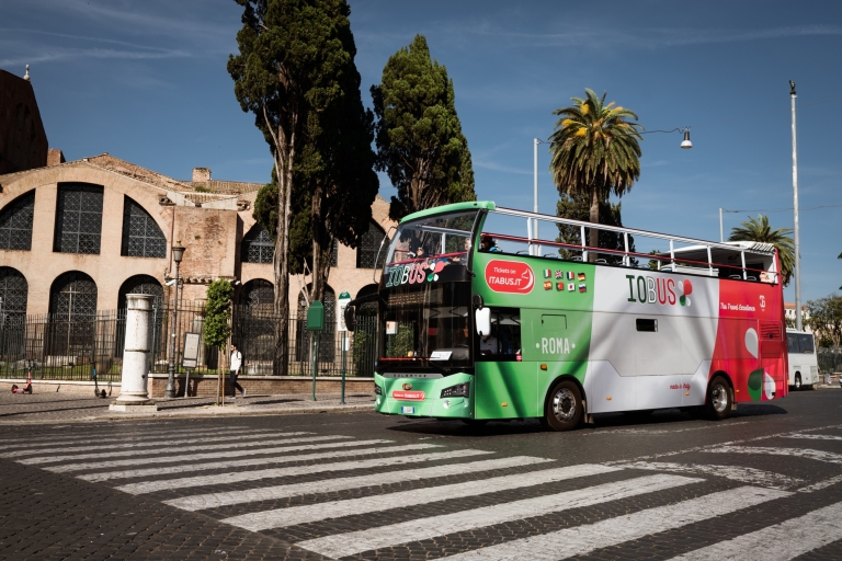 Rome: ticket voor hop on, hop off-tour met open busDagkaart 24 uur