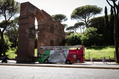 Rome: Hop-On Hop-Off Open-Bus Tour Tickets 1 Run Ticket