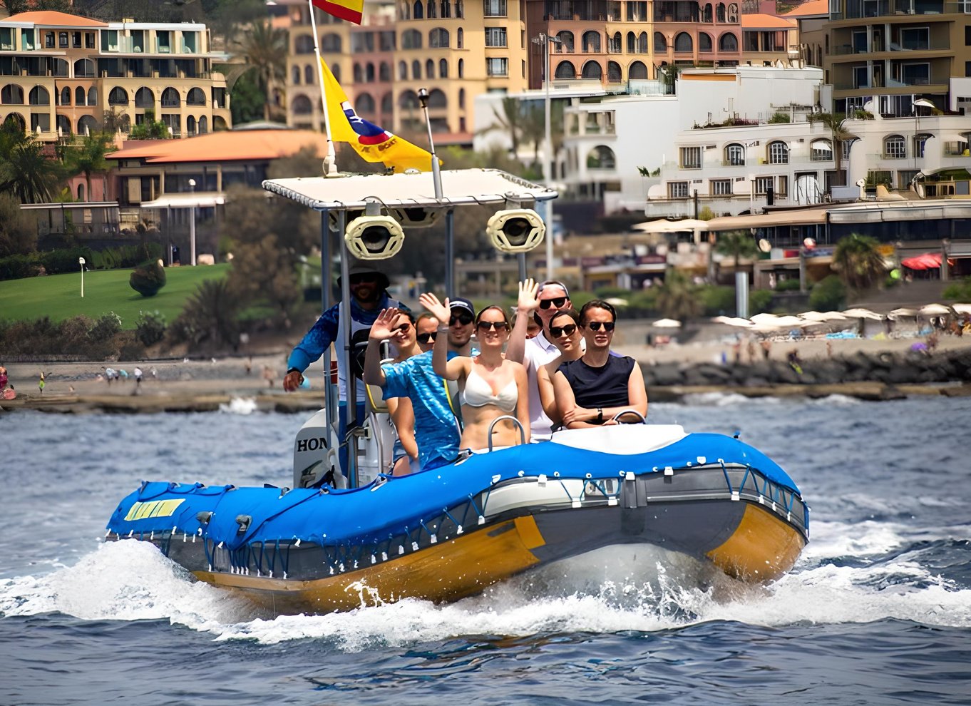 Puerto Colon: Speedbådscruise med delfin- og hvalsafari