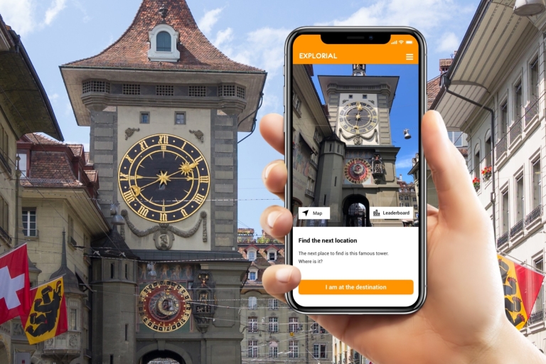 Bern: Stad Sightseeing zelfgeleide wandeltocht Game