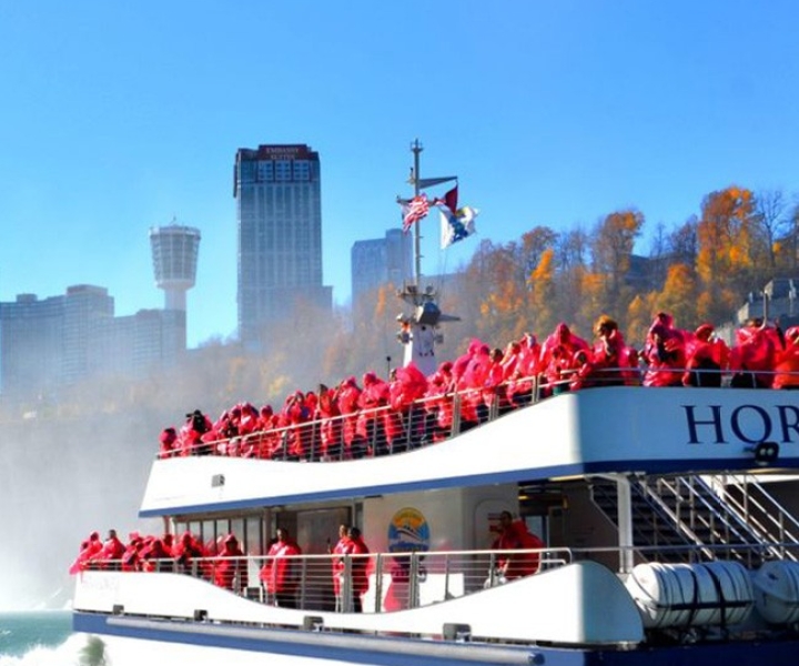 Toronto: Dagstur til Niagara Falls med valgfri båtcruise