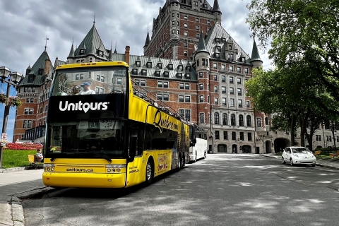 Ciudad de Quebec: 1 hora de tour en autobús exprés de dos pisosCiudad de Quebec: Excursión en autobús exprés de 1 hora a última hora de la tarde