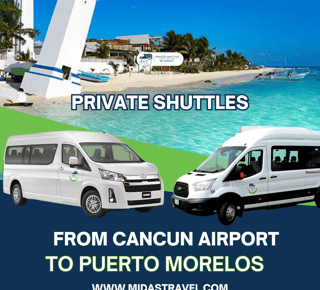 Transfers from|to Puerto Morelos