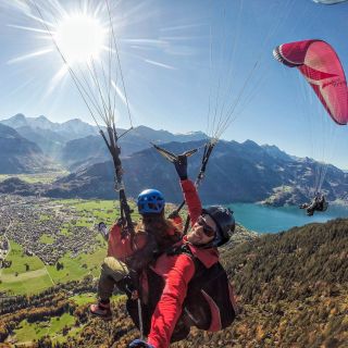 Interlaken: Tandem Paragliding Flight with Pilot