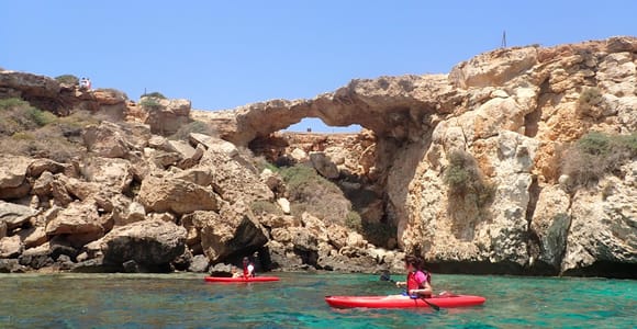 East Cape Greco: 4-Hour Private Guided Coastal Kayak Tour