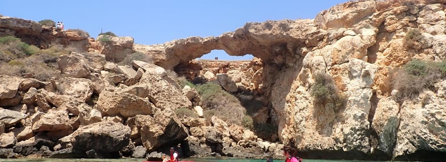 Visite guidée privée de 4 heures en kayak du Cap Greco Oriental